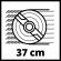 Акумуляторна газонокосарка Einhell Expert GE-CM 36/37 Li-Solo (3413172)