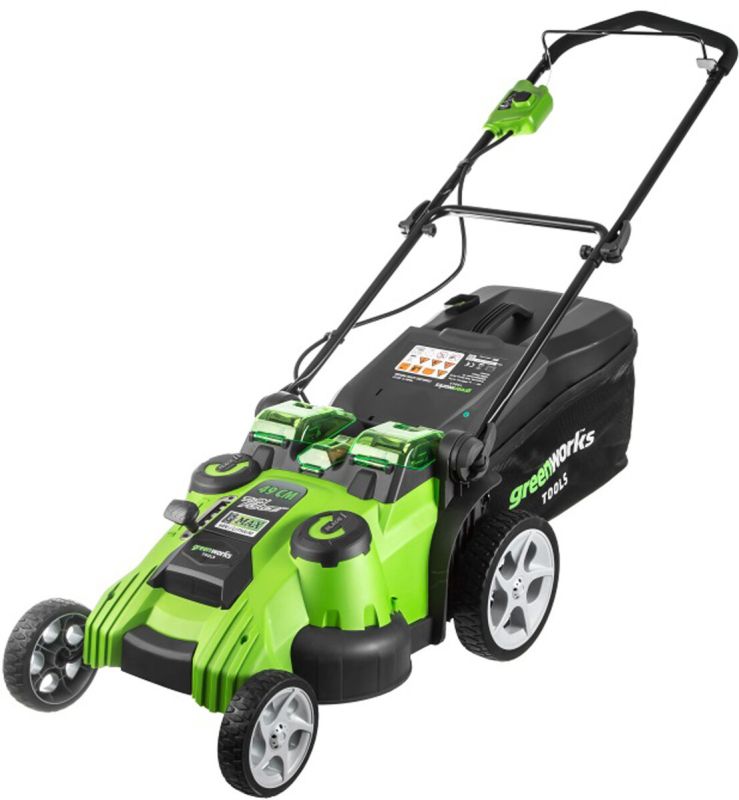 Газонокосарка акумуляторна Greenworks TwinForce G40LM49DB (2500207) (без акумулятора і ЗП)