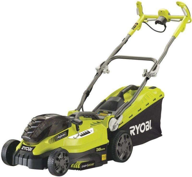 Акумуляторна газонокосарка Ryobi ONE + Hybrid RLM18X36-H250F (5133003705)