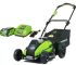 Газонокосарка акумуляторна Greenworks GD40LM45K4 з АКБ 4 Ah і ЗП (2500407UB)